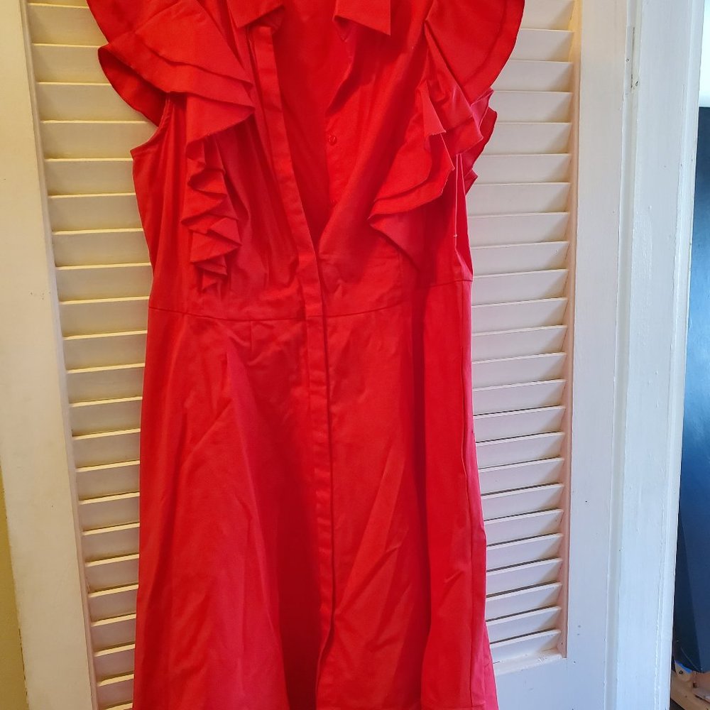 1901 red dress
